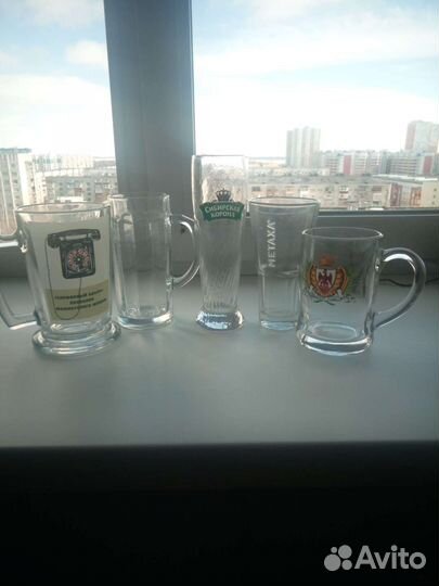 Кружки,бакалы пивные
