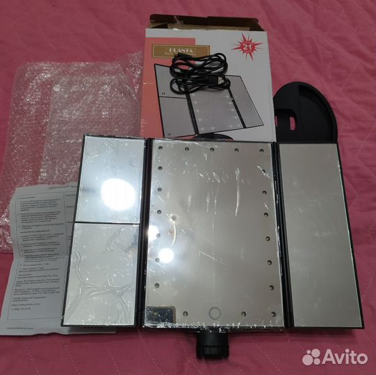 Зеркало настольное для макияжа с подсветкой