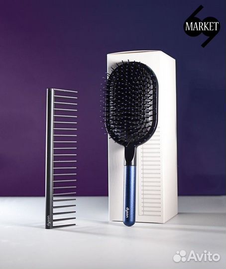 Расческа Dyson 2 в 1 синяя