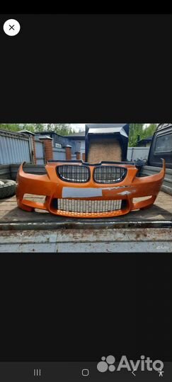 Передний бампер на бмв м3
