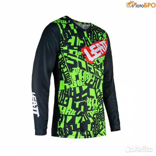 Костюм джерси + штаны Leatt 3.5 черный-зелёный