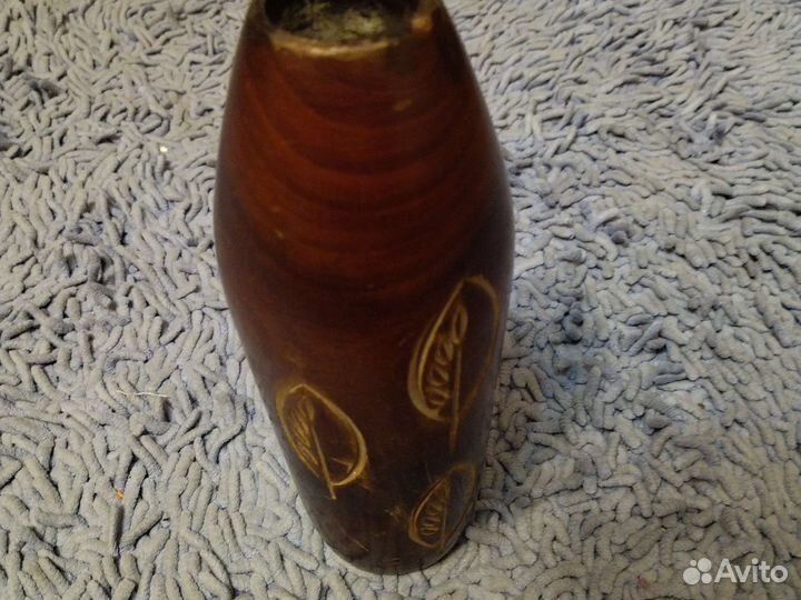 Деревянная ваза для цветов СССР