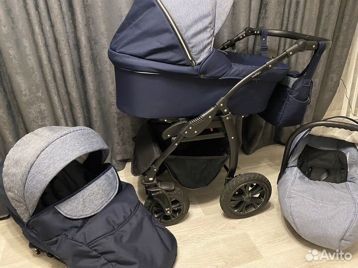 Коляска Indigo Charlotte 3 в 1