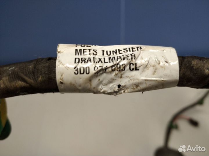 Жгут проводов задней левой двери Volkswagen Phaeton 2002-2016