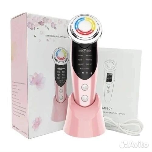 Электрический массажер для лица с микротоками