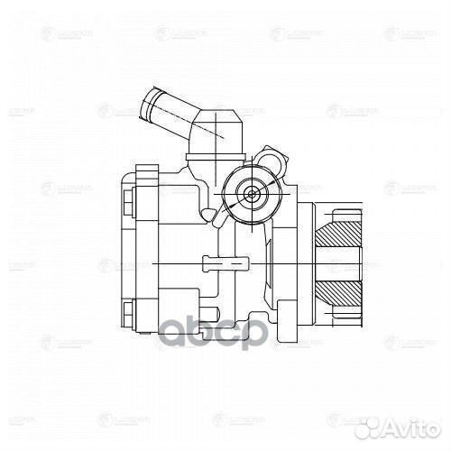 Насос гур для а/м Toyota Land Cruiser 200 (07)