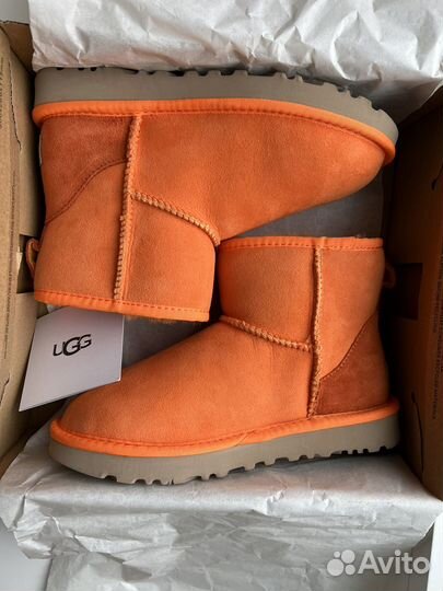 Угги женские UGG classic mini II california poppy