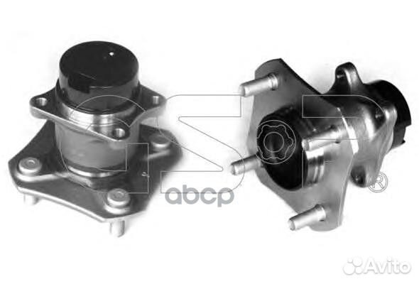 Ступица с подшипником nissan tiida 07- зад