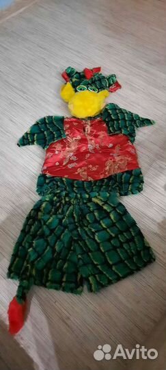 Театральный костюм дракончика, тигра, волка,мишки