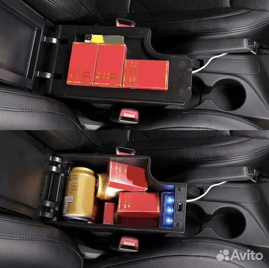 Прдлокотник Honda Fit 2007-2013г. С USB