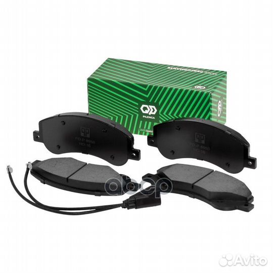 Колодки тормозные дисковые перед, прав, лев