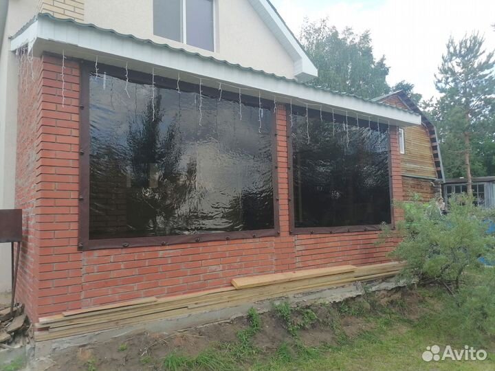 Мягкие окна для террасы