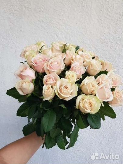 Цветы розы букет