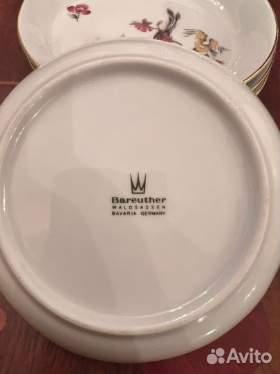 Набор тарелок фарфор, Бавария