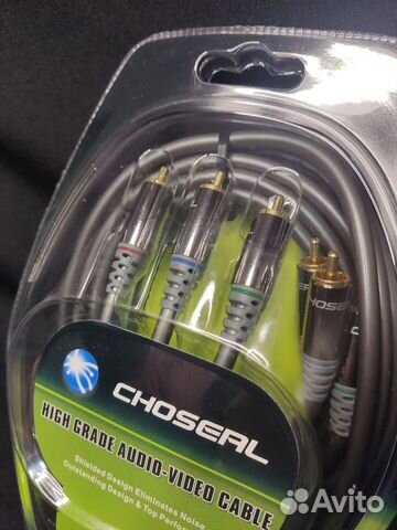 Аудио кабель Choseal RCA-3