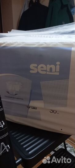 Памперсы для взрослых seni 3 6капель
