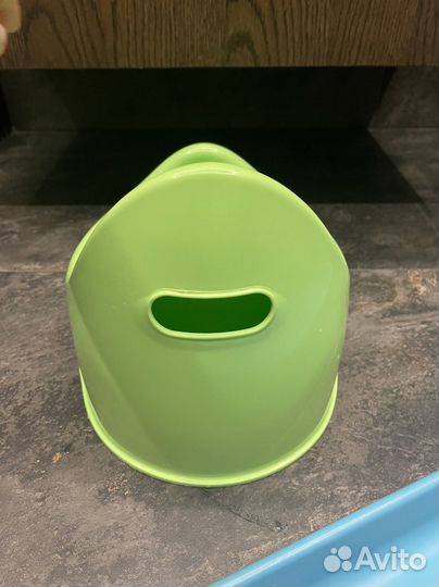 Детский горшок chicco + полочка в ванну для игр