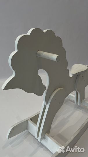 Лошадка качалка деревянная