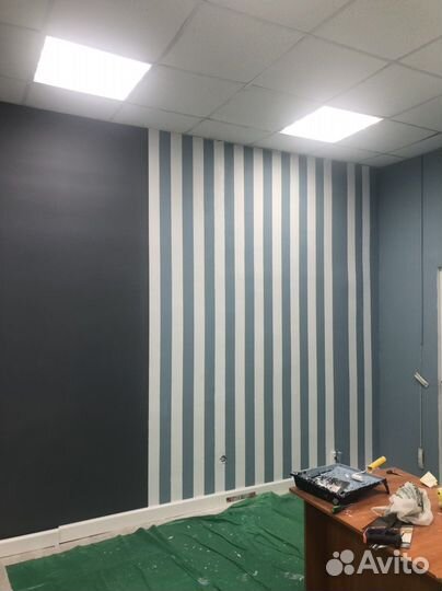 Покраска стен, Ремонт под ключ, шпаклевка стен