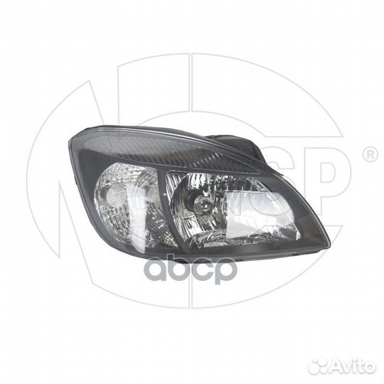 Фара правая KIA Rio II (06-11) (черная)