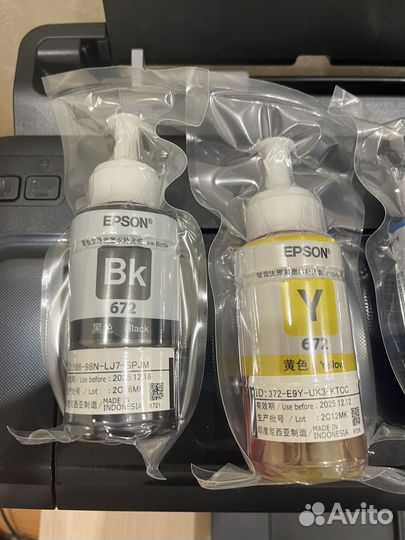 Чернила для принтера epson