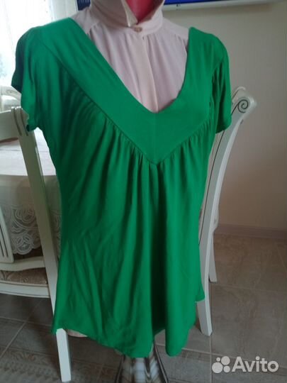 Разные оттенки зелёного, вискоза