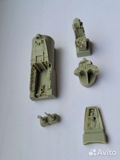 Кокпит кабина Су-34 Су-27 Су-25 смола