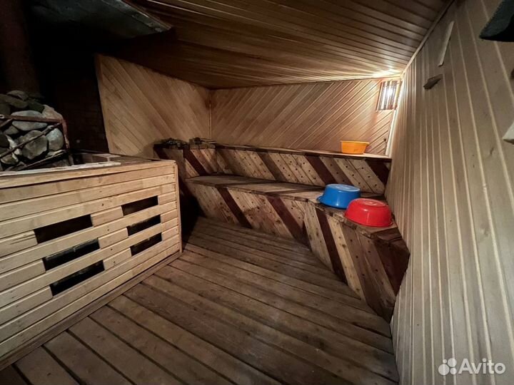 Баня сауна с бассейном