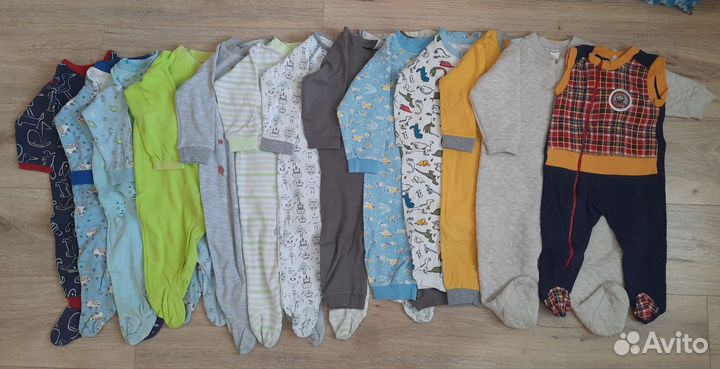 Одежда пакетом для мальчика 68 74