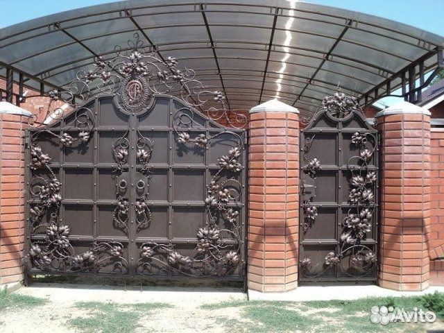Ворота кованые