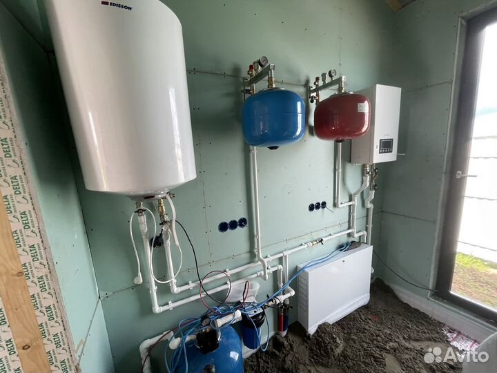 Монтаж систем отопления