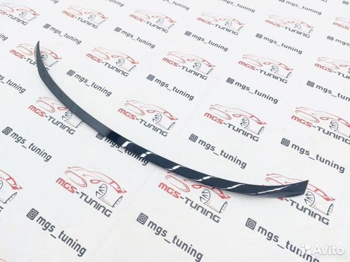 Спойлер (Тонкий) M-Perfomance на BMW X6 f16 Черный