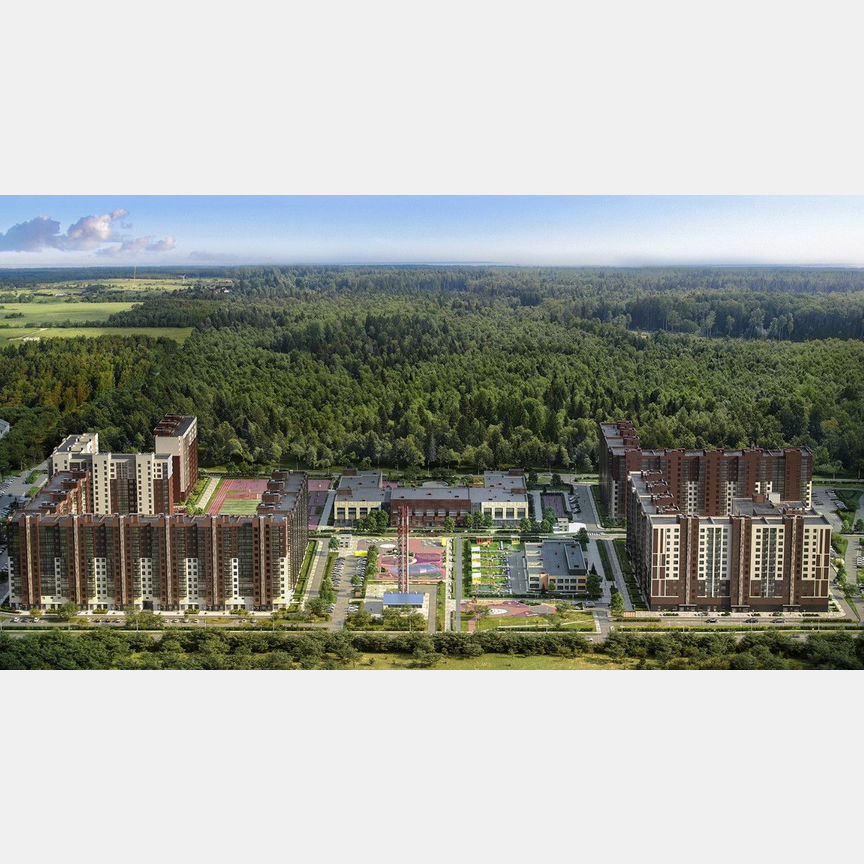 2-к. квартира, 61,8 м², 10/12 эт.