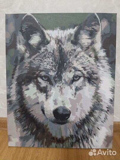 Готовая картина по номерам