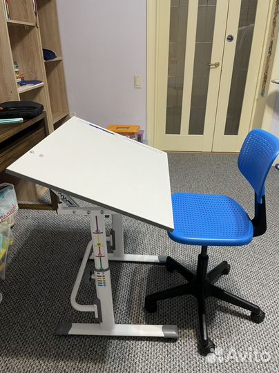 Растущая парта Polini kids simple и стул