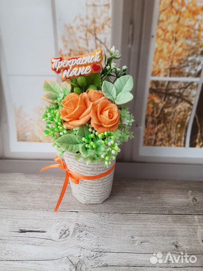 Букеты из мыла ручной работы