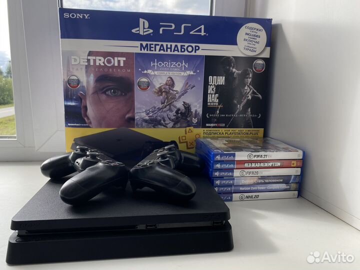 Sony PlayStation 4 Slim 1TB+Игры