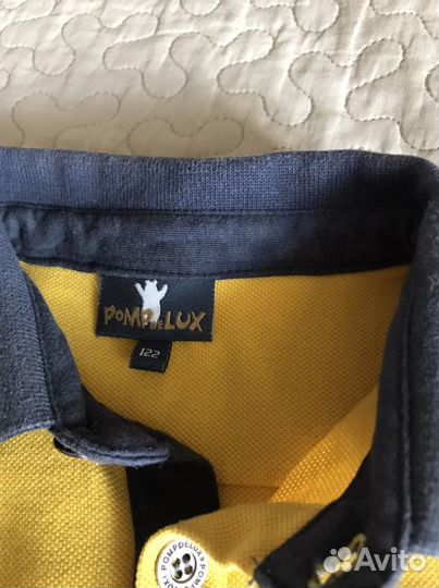 Комплект рубашка-поло и шорты PompdeLux 122 см