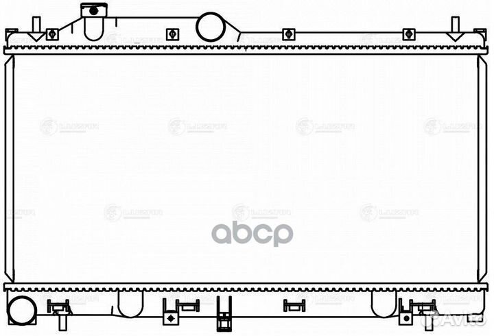 Радиатор охл. LRc 2214 luzar
