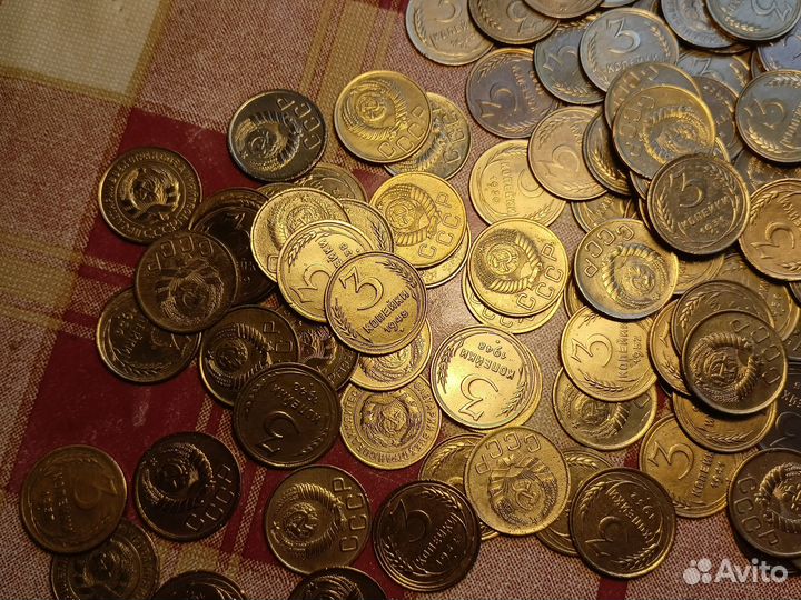 1,2,3,5,10,15,20 копеек СССР 1924-1957г.г