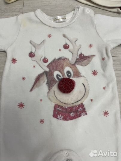 Новогодний костюм для новорожденного