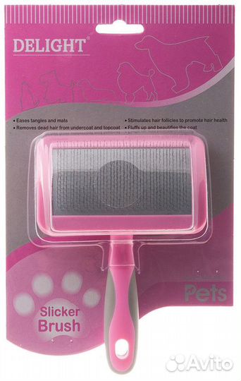 Пуходерка delight rose 36821мr пластик мягкий корд