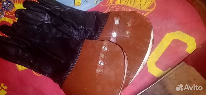 Краги мотоциклетные 4 вида 1970 ретро мото перчатк