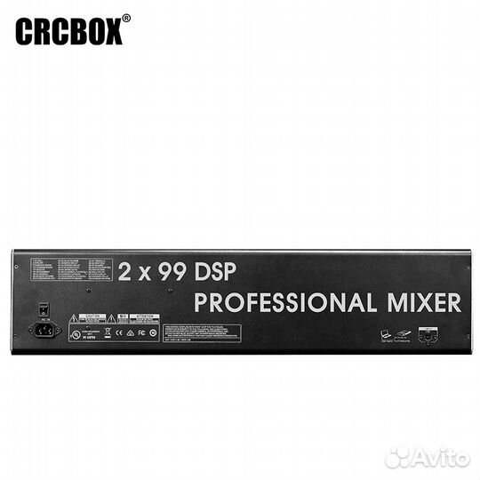 Crcbox XA-32PRO, Аналоговый микшер, 24 микр. входов, 8 стерео входов, 4 группы, 4 шины, 2 FX, Blueto