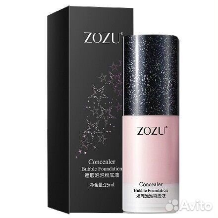 Тональный крем Zozu Bubble, тон 01 натуральный