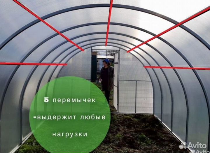 Теплица из поликарбоната