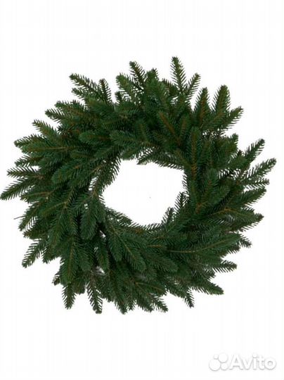 Рождественский венок Датский d45см, зеленый