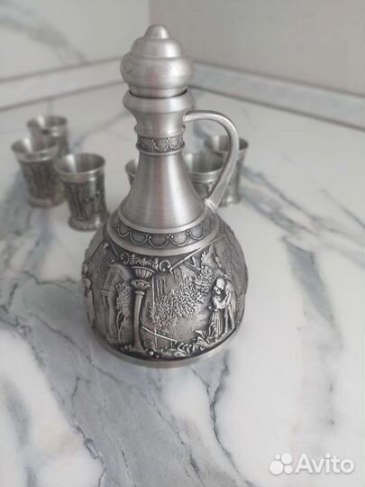 Графин с рюмками для водки sks zinn