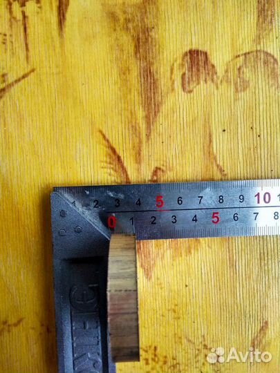 Латунная заготовка для гарды ножа