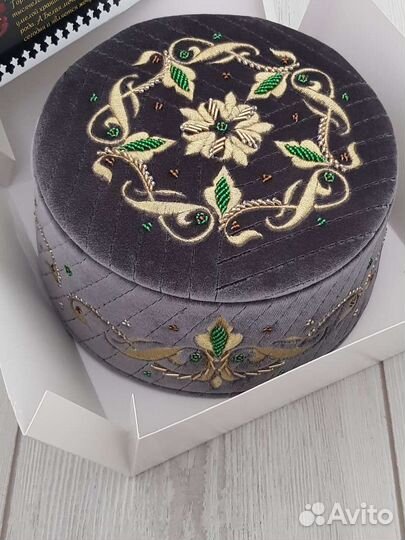 Тюбетейка серая